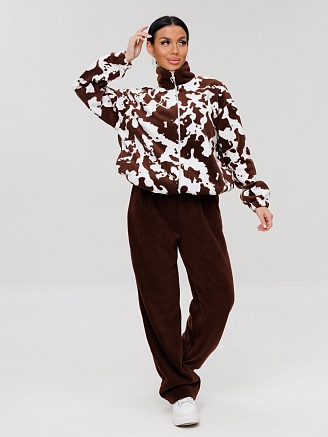 Женский костюм К-215(Ф) / Коричневый