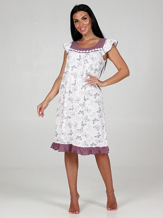 Женская сорочка БАБОЧКА НК-502 / Бабочки