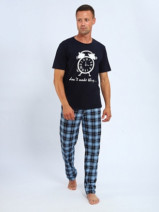 Мужской костюм Будильник 813 / Синий