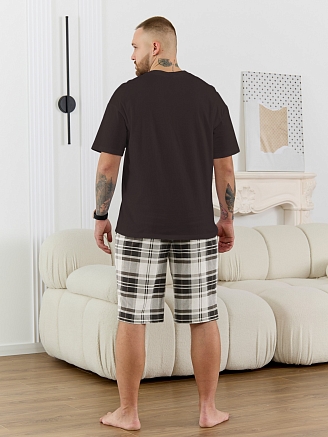 Мужской костюм Мишель-7 КП-169 / коричневый