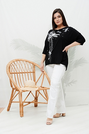 Женская туника 9185 / черный