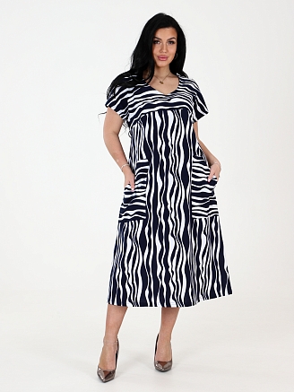 Женское платье Ассоль-2 ПлК-1509 / Зебра
