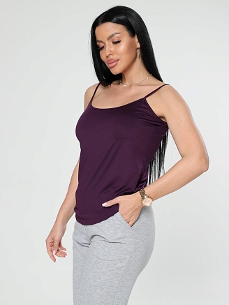 Женский топ Джимена / баклажан