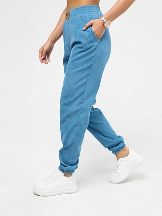 Женские брюки мод.1936/2 / Голубой