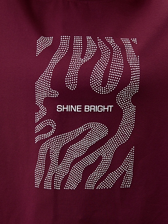 Женская футболка Флеш-5 Ф-129 / бордовый