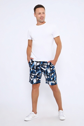 Мужские шорты 36829 / синий