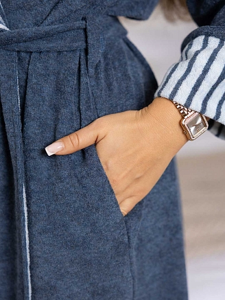 Женский халат мод.2126 / Синий