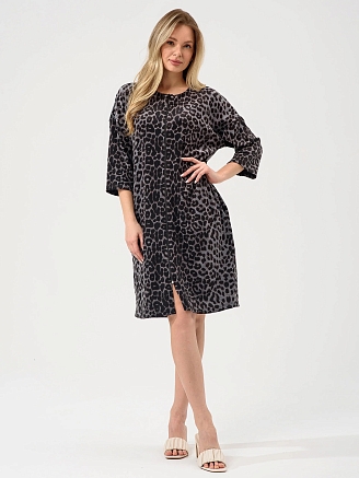 Женский халат "Сафари" (молния) 2426-В / Серый