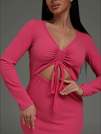 Женское платье Крис / Розовый