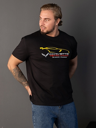 Мужская футболка мод.2164/2 / Черный