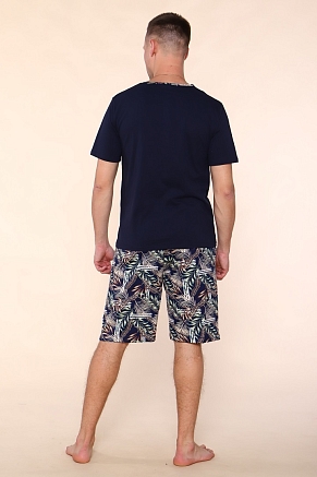 Мужской костюм Папоротник 806 / Темно-синий