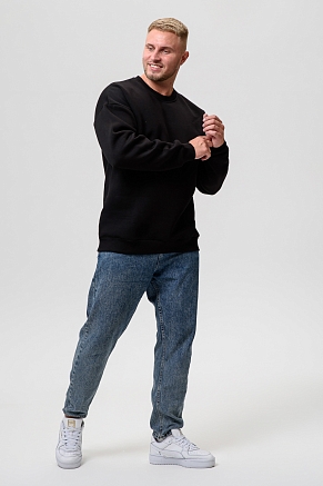 Мужской свитшот 14421 / черный