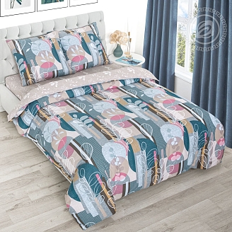 Постельное бельё поплин De Luxe Ирвинг