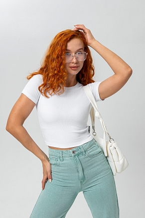 Женская футболка 14410 / белый