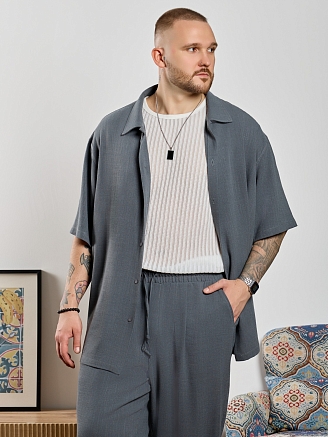 Мужская рубашка Линкольн-1 / графитовый