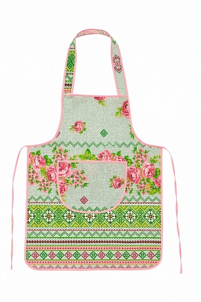 Фартук с перелиной рогожка / В ассортименте