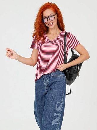 Женская футболка Лимона / Красный