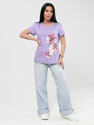 Женская футболка Вейгела / сиреневый
