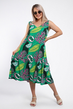 Женский сарафан Саванна 740 / Зеленый