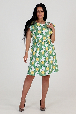 Женское платье 24763 / зеленый