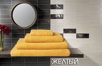 Махровое полотенце Индия 500 гр/м2 / желтый