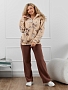 Женский костюм М-1014 / Цветок беж