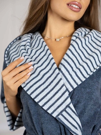 Женский халат мод.2126 / Синий