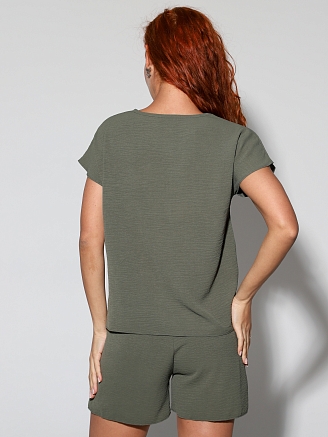 Женская футболка 2292 / Хаки