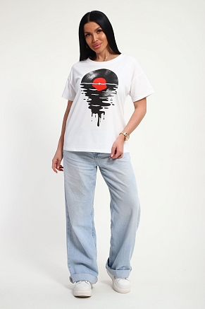 Женская футболка 85664 / белый