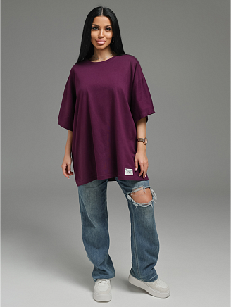 Женская футболка Анита-2 / Баклажан