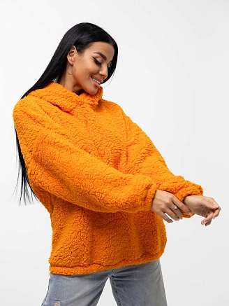 Женская толстовка мод.1770/6 (оверсайз) / Оранжевый