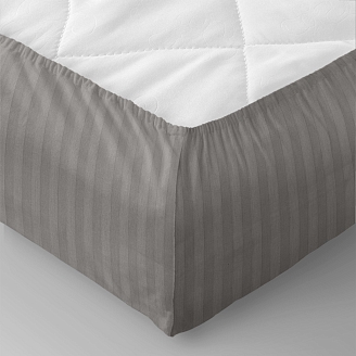 Простыня на резинке "Verossa" Stripe / Gray