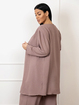 Женский костюм мод.2142/1 / Какао