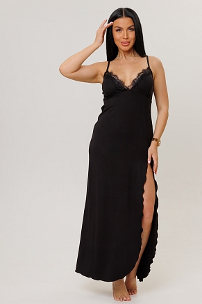 Женская ночная сорочка 2285 / Черный