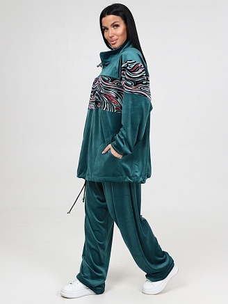 Женский костюм МАКСИ КВ-229 / Мята с разводами