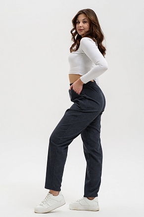 Женские брюки 32809 / серый