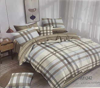 Постельное белье поплин / Расцветки в ассортименте