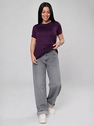 Женская футболка Джовита / баклажан