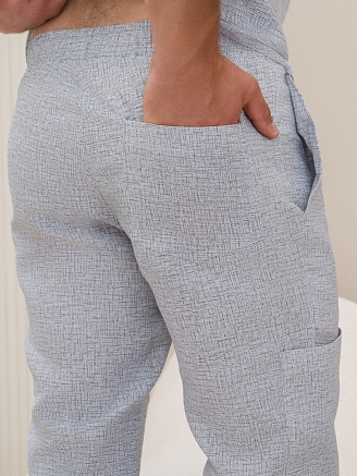 Костюм медицинский мужской М-148-05 Рогожка