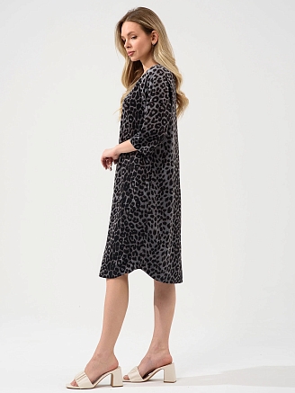 Женская туника "Сафари" 2427-В / Серый