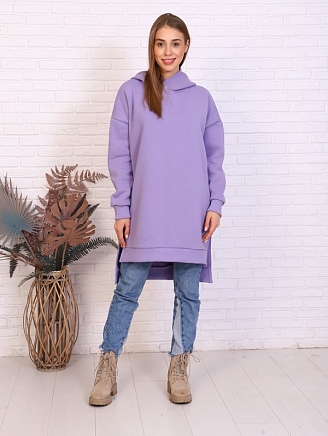 Женское платье-худи Меган / Лавандовый