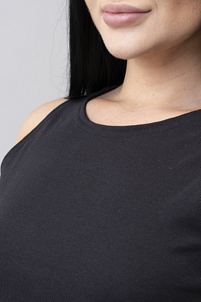 Женская майка М-424 / черный