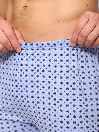 Мужские трусы-боксеры Промо уно / голубой