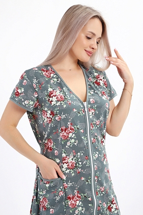 Халат женский 29013 / темно-зеленый