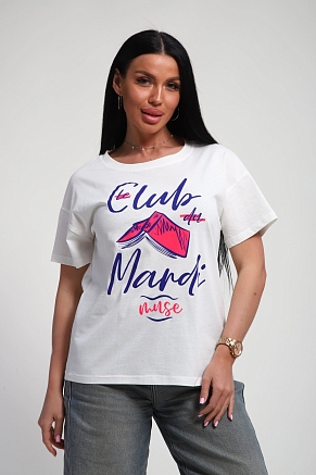 Женская футболка 85666 / белый