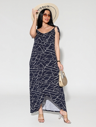 Женский сарафан 2297 / Темно-синий