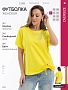 Женская футболка Бант / Желтый