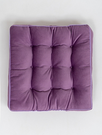 Подушка на стул с бортом / Сиреневый