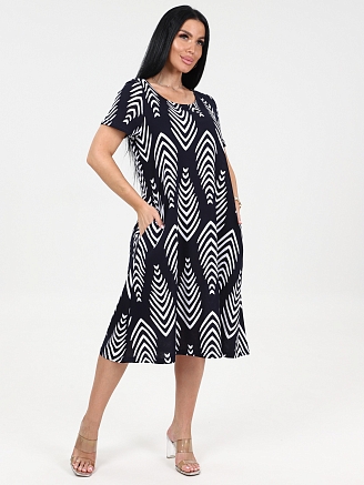 Женское платье М-999 / Пихта синий