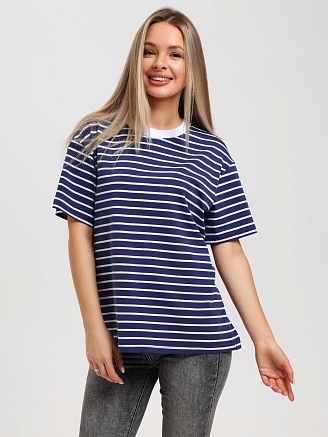 Женская футболка Брина-2 Ф-134 / синий